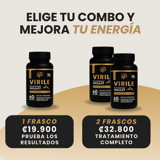 SHILAJIT PURO DEL HIMALAYA 60 CÁPSULAS