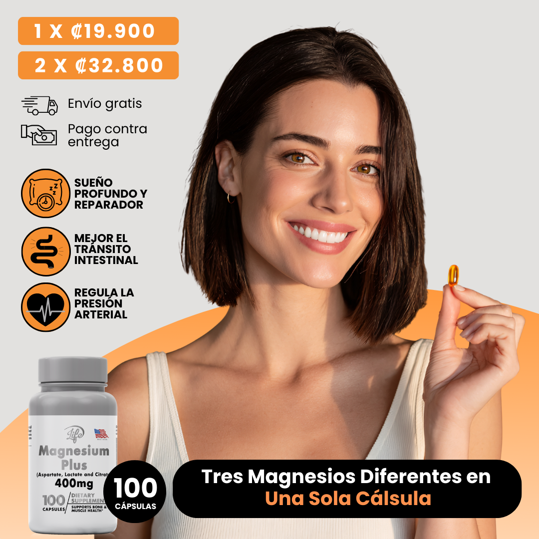 MAGNESIO 3 EN 1 100U
