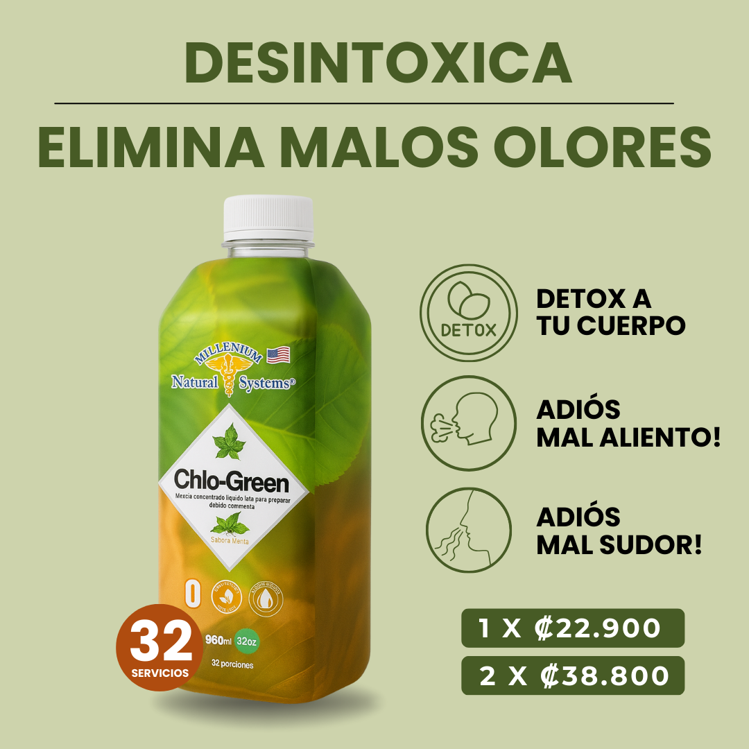 CLOROFILA LÍQUIDA MNS 32 OZ