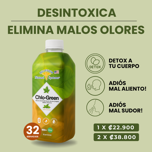CLOROFILA LÍQUIDA MNS 32 OZ