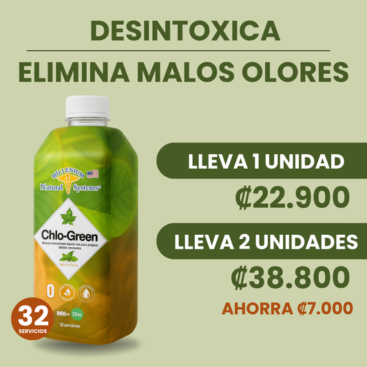 CLOROFILA LÍQUIDA MNS 32 OZ
