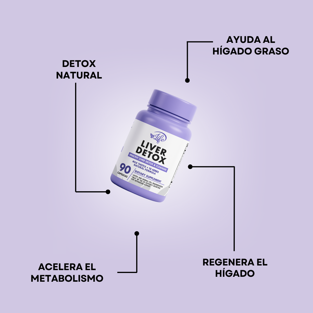 DETOX DE HÍGADO NATURAL 90 CÁPSULAS