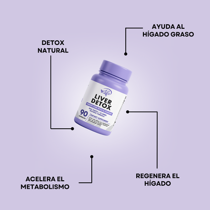 DETOX DE HÍGADO NATURAL 90 CÁPSULAS