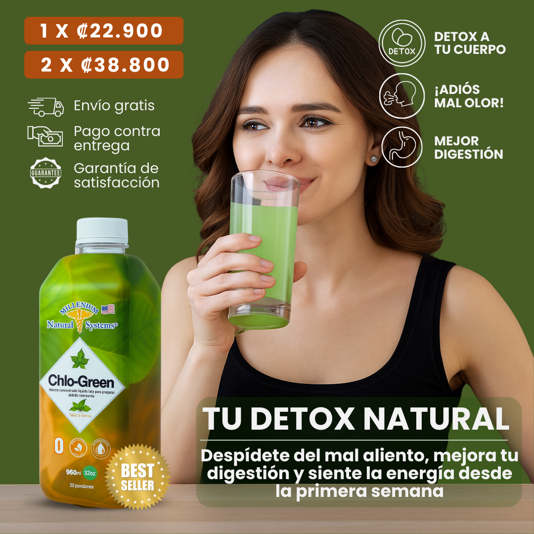 CLOROFILA LÍQUIDA MNS 32 OZ